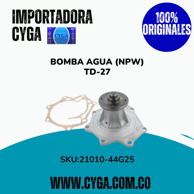 BOMBA AGUA NISSAN TD-27