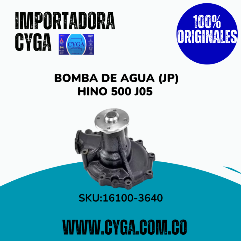 BOMBA AGUA HINO 500 J05