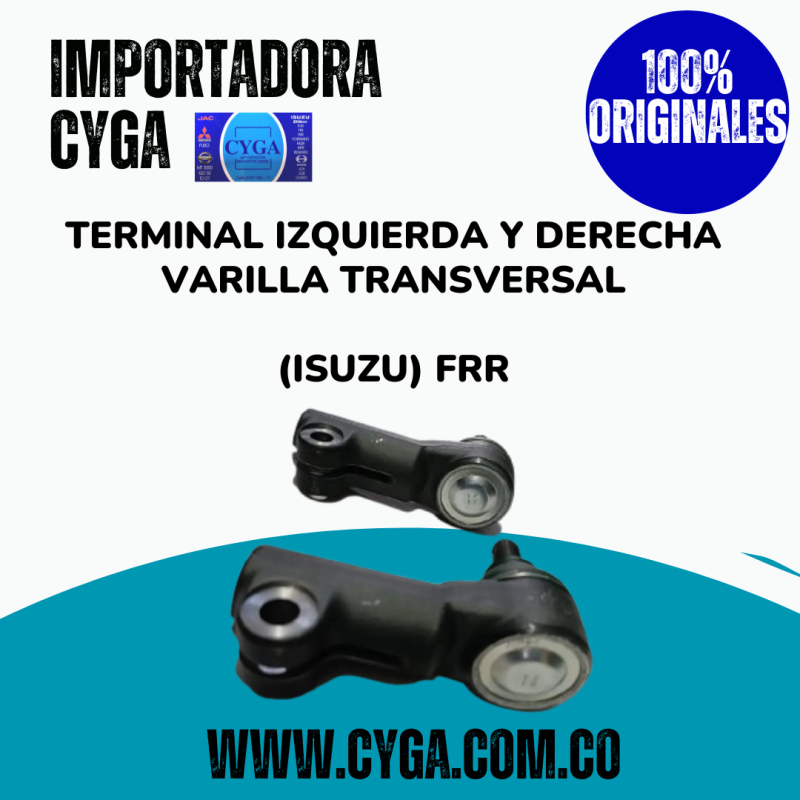 TERMINALES DIRECCIÓN BARRA TRANSVERSAL (ISUZU) FRR