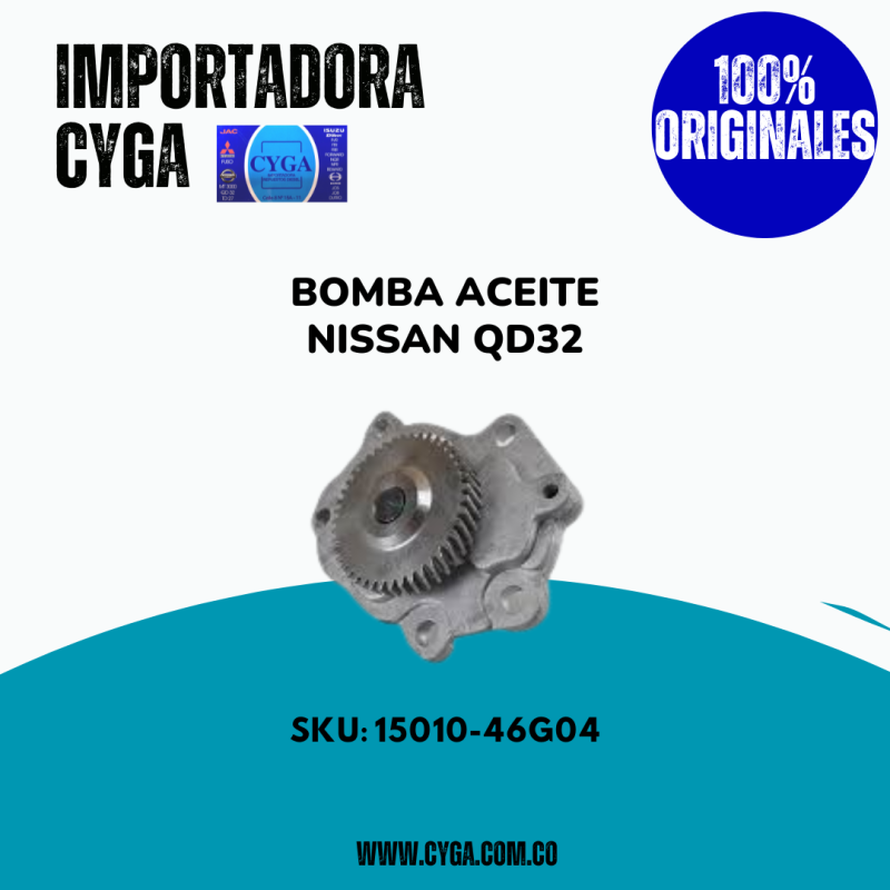 Bomba de Aceite para Nissan QD32