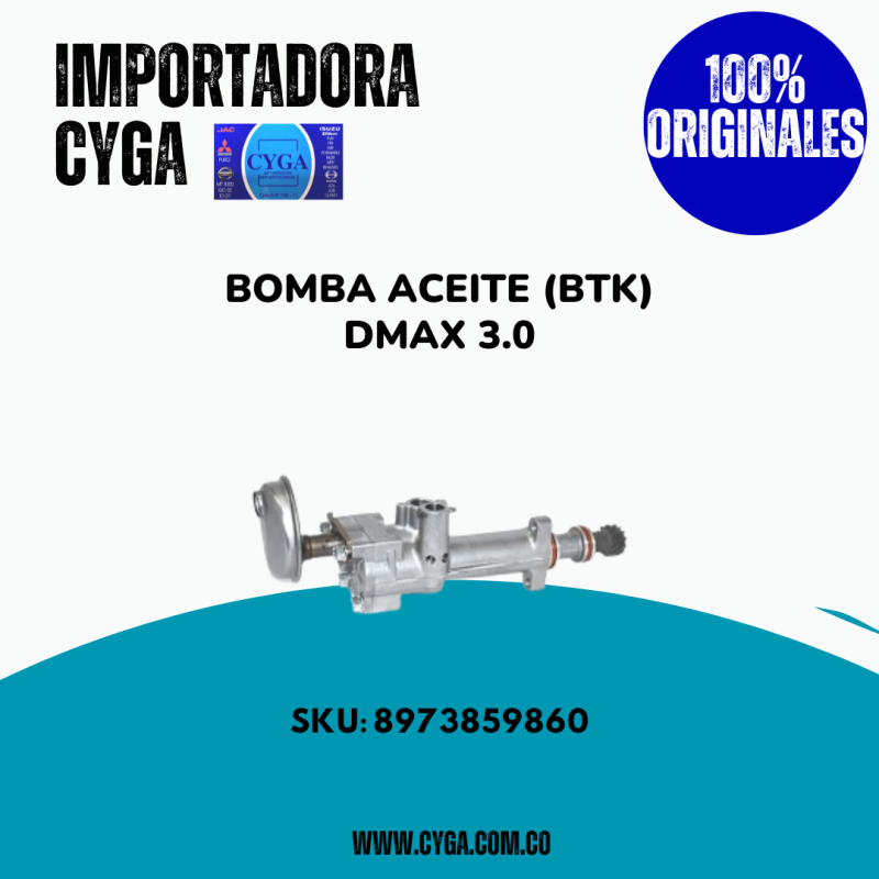 BOMBA ACEITE DMAX 3.0