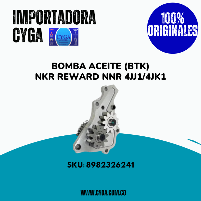 BOMBA ACEITE NKR REWARD NNR 4JJ1/4JK1