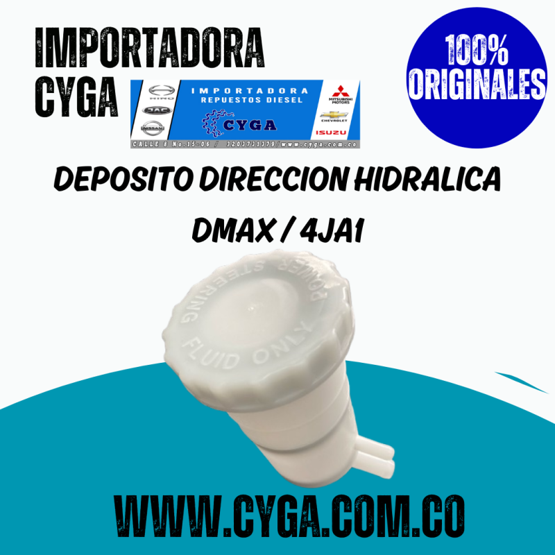 DEPOSITO DIRECCION HIDRALICA DMAX / 4JA1