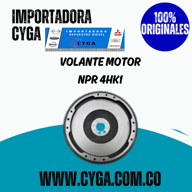 VOLANTE MOTOR NPR 4HK1