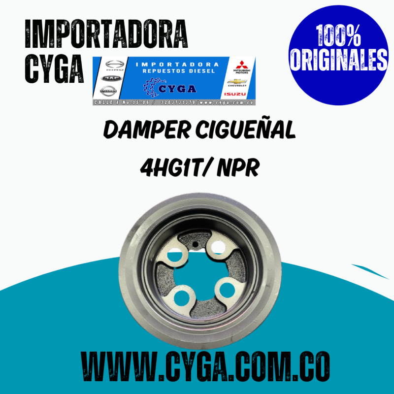 DAMPER CIGUEÑAL NPR 4HG1T
