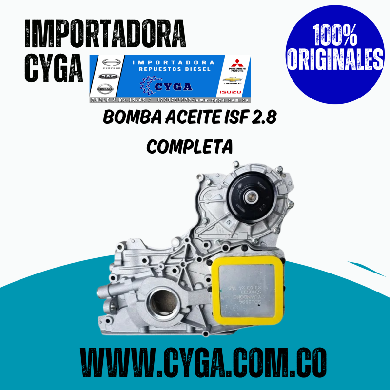 BOMBA ACEITE ISF 2.8 COMPLETA