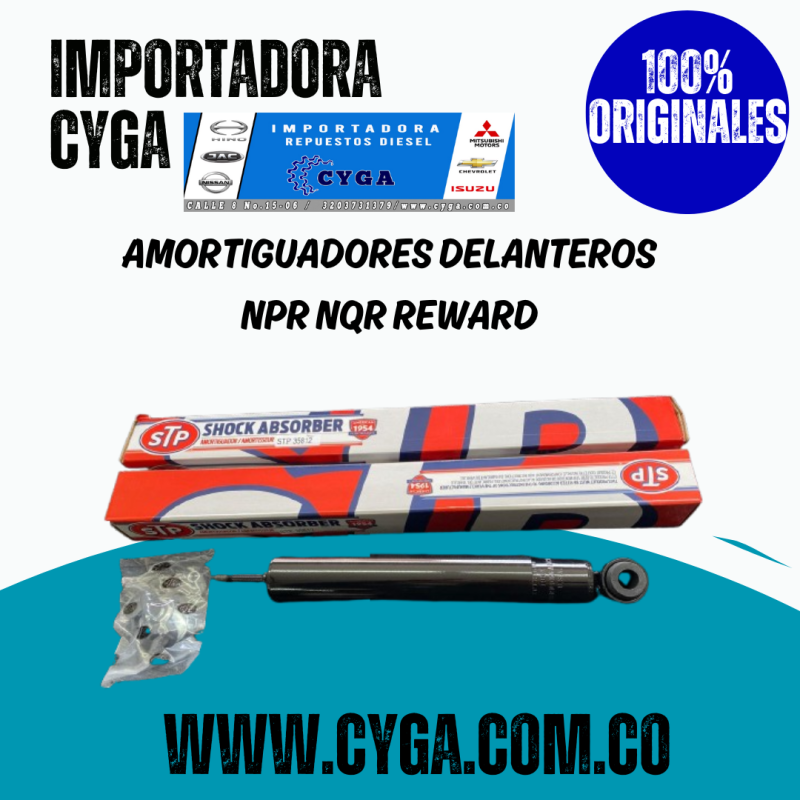 AMORTIGUADORES DELANTEROS / 4HK1 / NPR NQR REWARD