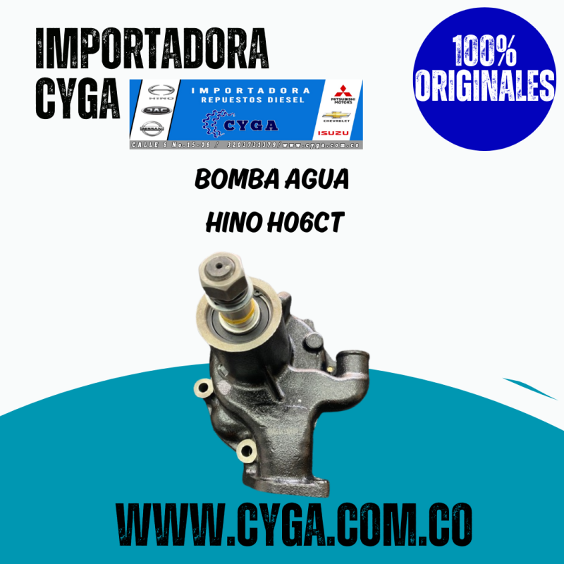 BOMBA AGUA HINO H06CT
