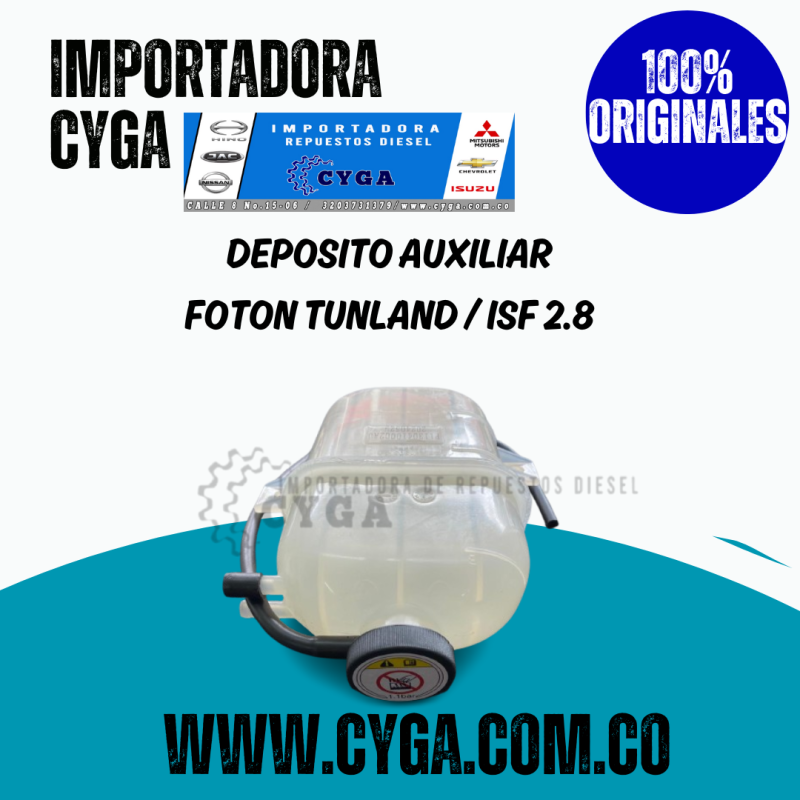DEPOSITO AUXILIAR FOTON TUNLAND / ISF 2.8