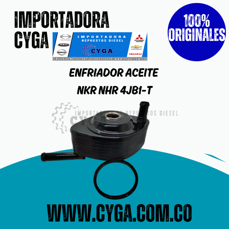 ENFRIADOR ACEITE NKR NHR 4JB1-T