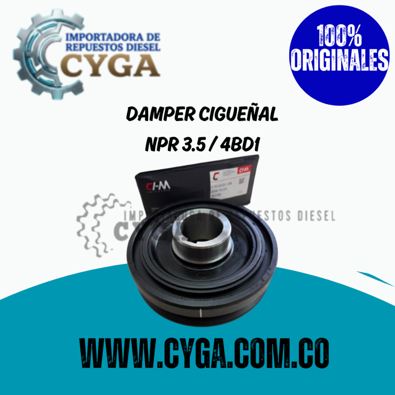 DAMPER CIGUEÑAL / NPR 3.5 / 4BD1