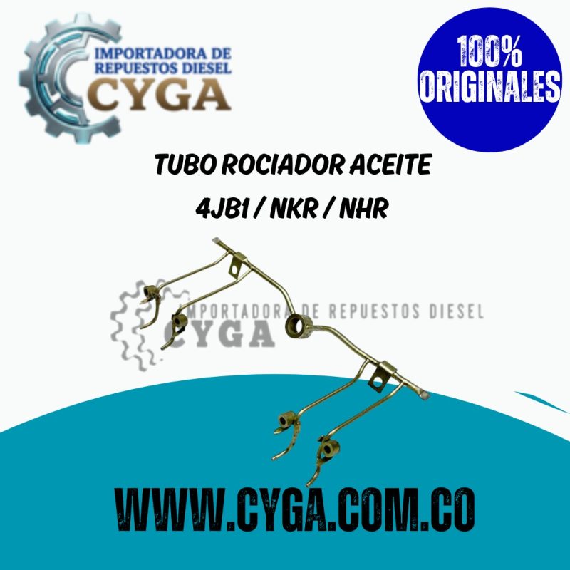 TUBO ROCIADOR ACEITE / 4JB1 / NKR / NHR