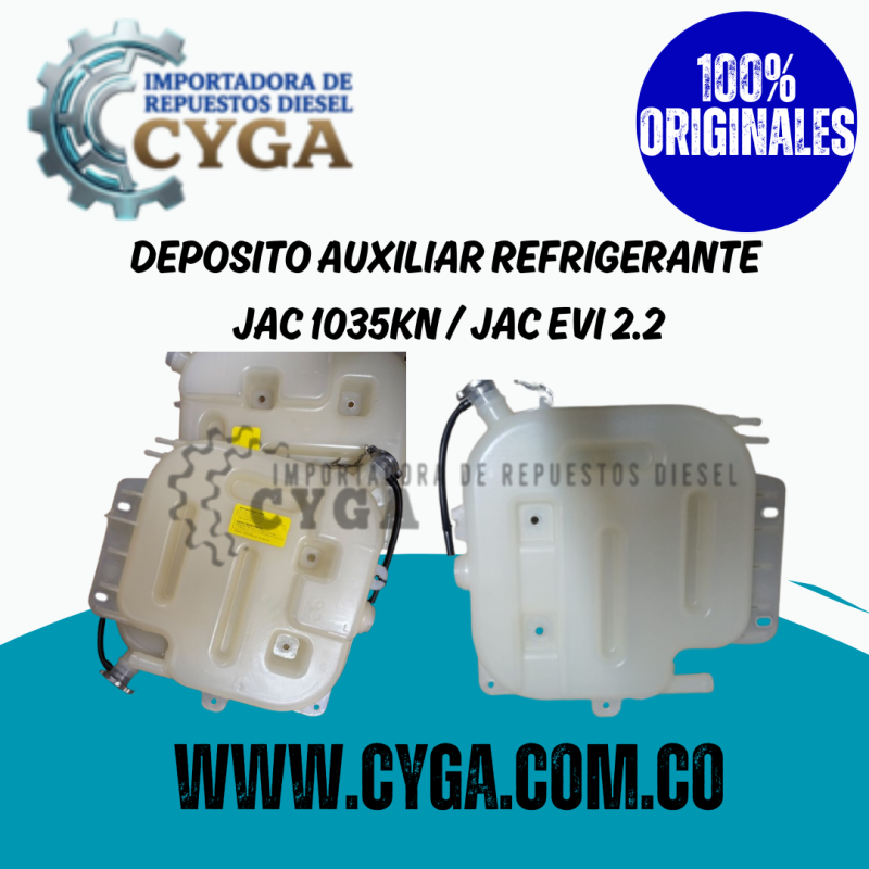 DEPOSITO AUXILIAR REFRIGERANTE /  JAC 1035KN / JAC EVI 2.2